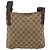 Borsa a Spalla GUCCI GG Canvas Beige Argento 122793 Auth 180064 - vista 3