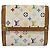 LOUIS VUITTON Portafoglio per Banconote e Carte di Credito Multicolor M92983 Auth 182791 Bianco - vista 2