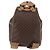 Céline Zaino CELINE Macadam Canvas PVC Pelle Marrone Oro Auth bs35412 D'oro - vista 3
