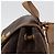 Céline Zaino CELINE Macadam Canvas PVC Pelle Marrone Oro Auth bs35412 D'oro - vista 5