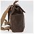 Céline Zaino CELINE Macadam Canvas PVC Pelle Marrone Oro Auth bs35412 D'oro - vista 6