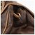 Céline Zaino CELINE Macadam Canvas PVC Pelle Marrone Oro Auth bs35412 D'oro - vista 7