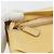 Borsa a tracolla con catena Salvatore Ferragamo in tela e pelle beige oro Auth ka4517A - vista 14