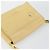 Borsa a tracolla con catena Salvatore Ferragamo in tela e pelle beige oro Auth ka4517A - vista 6