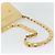 Borsa a tracolla con catena Salvatore Ferragamo in tela e pelle beige oro Auth ka4517A - vista 7
