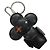 LOUIS VUITTON Monogram Eclipse Portachiavi di Vivienne Charm MP1998 Auth 181294M Monogramma