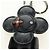 LOUIS VUITTON Monogram Eclipse Portachiavi di Vivienne Charm MP1998 Auth 181294M Monogramma - vista 4