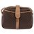 Céline Borsa a Spalla CELINE Macadam Canvas PVC Pelle Marrone Oro Auth 181476A D'oro - vista 2