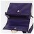 Céline Borsa a Spalla CELINE Circle in Pelle Viola e Oro Autentica 181402A D'oro Porpora - vista 15
