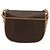 Céline Borsa a tracolla CELINE Macadam Canvas PVC Pelle Marrone Oro Auth ka4537 D'oro - vista 3