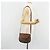 Borsa a tracolla GUCCI in PVC e pelle marrone oro 007 14 0074 Auth am11698 D'oro - vista 23