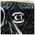 CHANEL Camelia Chain Shoulder Bag Vinyl Blue Silver CC Auth 171291SAM Argento - vista 15