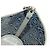 CHANEL Camelia Chain Shoulder Bag Vinyl Blue Silver CC Auth 171291SAM Argento - vista 19