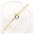 Autre Marque Bracciale con charm in oro giallo 18K con diamanti D'oro - vista 2