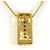 Autre Marque Collana in oro giallo 18K con diamante D'oro - vista 3
