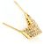 Autre Marque Collana in oro giallo 18K con diamante marrone D'oro - vista 2