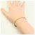 Autre Marque Bracciale con charm in oro giallo 18K con diamanti D'oro - vista 5