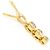 Autre Marque Collana in oro giallo 18K con diamante D'oro - vista 2