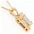 Autre Marque Collana in oro rosa 18K con diamante D'oro - vista 2