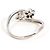 Autre Marque 18K Weißgold-Ring mit schwarzen Diamanten Golden - Ansicht 3