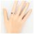 Autre Marque 18K Weißgold-Ring mit schwarzen Diamanten Golden - Ansicht 6