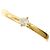 Autre Marque 18K Gelbgold-Ring mit Diamant Golden