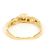 Autre Marque 18K Gelbgold-Ring mit Diamanten Golden - Ansicht 3