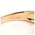 Autre Marque 18K Roségold-Ring mit Diamant Golden - Ansicht 5