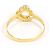 Autre Marque 18K Gelbgoldring mit Aquamarin Golden - Ansicht 3
