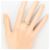 Autre Marque 18K Gelbgoldring mit Aquamarin Golden - Ansicht 5