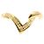Autre Marque 18K Gelbgold-Ring mit Diamant Golden