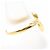 Autre Marque 18K Gelbgold-Ring mit Diamant Golden - Ansicht 2