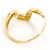 Autre Marque 18K Gelbgold-Ring mit Diamant Golden - Ansicht 3