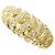 Autre Marque 18K Gelbgold-Ring mit Zirkonia Golden