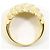 Autre Marque 18K Gelbgold-Ring mit Zirkonia Golden - Ansicht 2