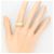 Autre Marque 18K Gelbgold-Ring mit Zirkonia Golden - Ansicht 5