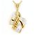 Autre Marque Collana in diamanti in oro giallo 18K e platino D'oro