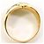 Autre Marque Eleganter Diamantring aus 18K Gold und Platin Golden - Ansicht 3