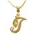 Autre Marque Collana in oro giallo 18K con diamante D'oro