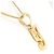 Autre Marque Collana in oro giallo 18K con diamante D'oro - vista 2