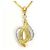 Autre Marque Collana in platino PT850 e oro giallo 18K D'oro - vista 3