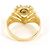 Autre Marque Anel de banda em platina PT900 e ouro amarelo 18K Dourado - vista 3