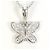Autre Marque 18K Weißgoldkette mit Diamant Golden