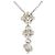 Autre Marque 18K Weißgoldkette mit Diamant Golden