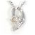 Autre Marque 18K Weißgoldkette mit Diamant Golden