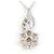 Autre Marque Collana in oro bianco 18K con diamante marrone D'oro - vista 3