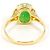 Autre Marque 18K Gelbgold-Ring mit Jade Golden - Ansicht 3