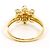 Autre Marque 18K Gelbgold-Ring mit braunem Diamanten Golden - Ansicht 3