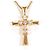 Autre Marque Collana in oro rosa 14K con diamante D'oro