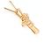 Autre Marque Collana in oro rosa 14K con diamante D'oro - vista 2